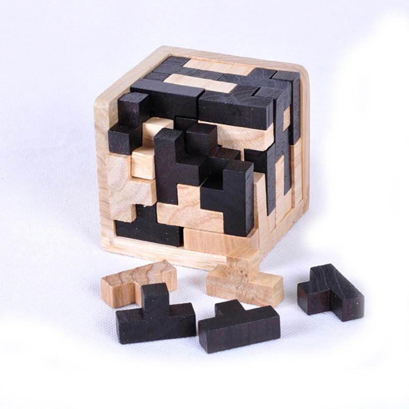 3DPuzzle™ Puzzle Cube en bois | Jeux