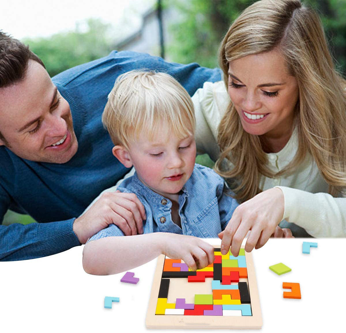 Puzzle Multiforme - Jouets éducatifs en bois - aides pédagogiques