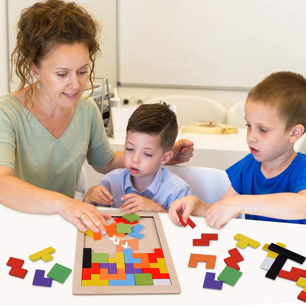 Puzzle Multiforme - Jouets éducatifs en bois - aides pédagogiques