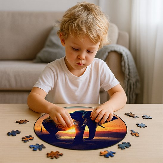 casse tete bois jeune enfant