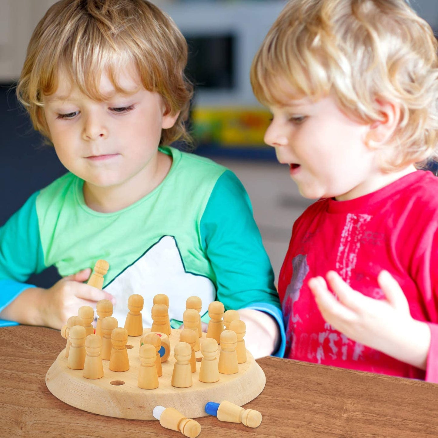 jeu de memory en bois