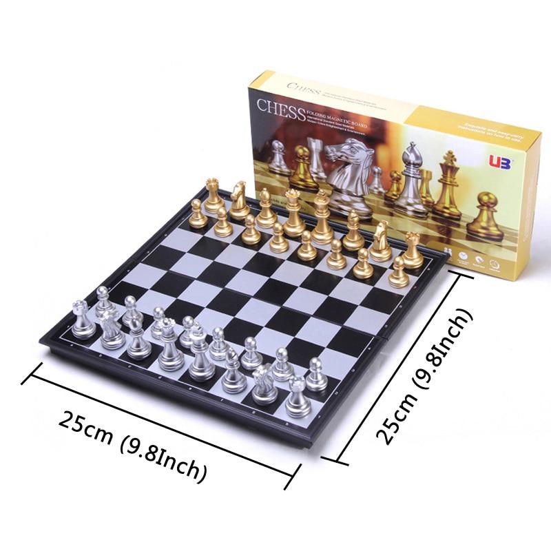 Jeu d'Echecs Magnétique Or & Argent | Echecs