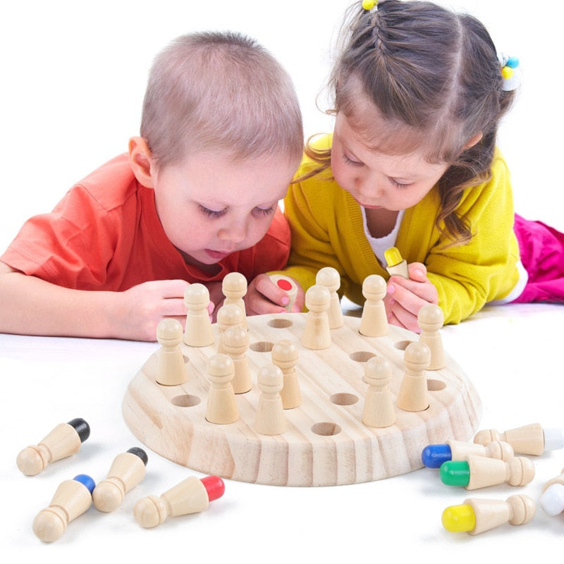 jeux de mémoire en bois