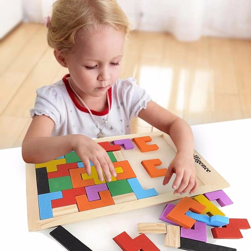 Puzzle Multiforme - Jouets éducatifs en bois  - aides pédagogiques